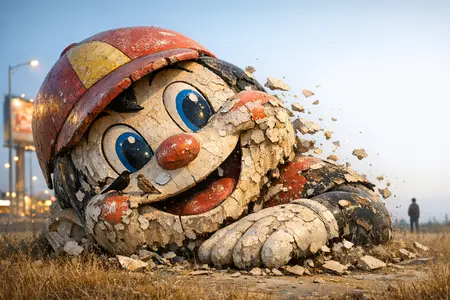 The Mascot — Advertising photography × the ruin painting