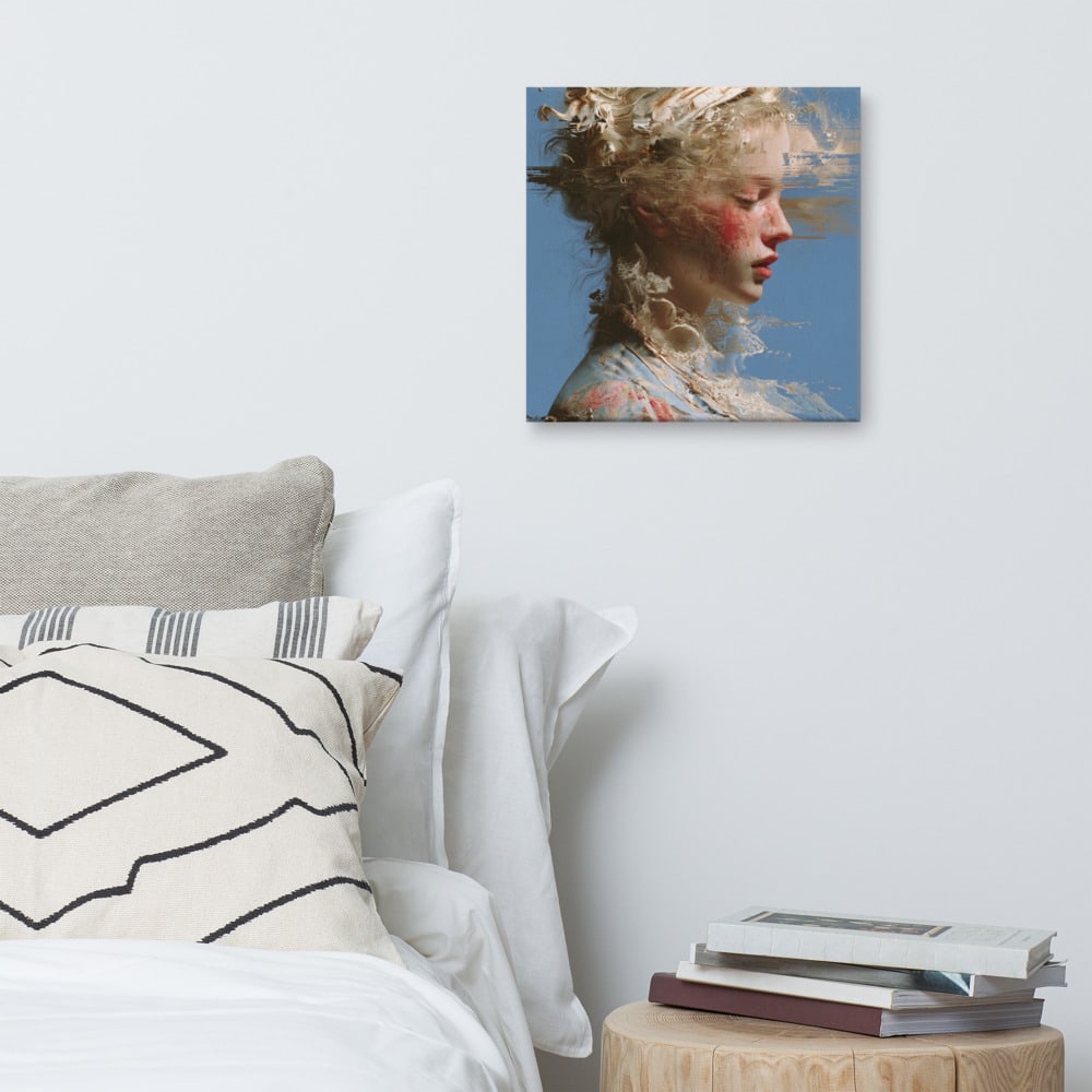 One More Second printed and photographed on a wall