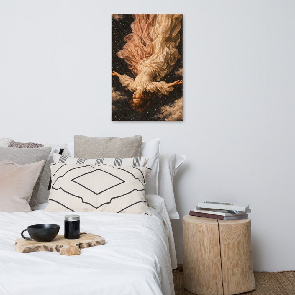 Head First printed and photographed on a wall