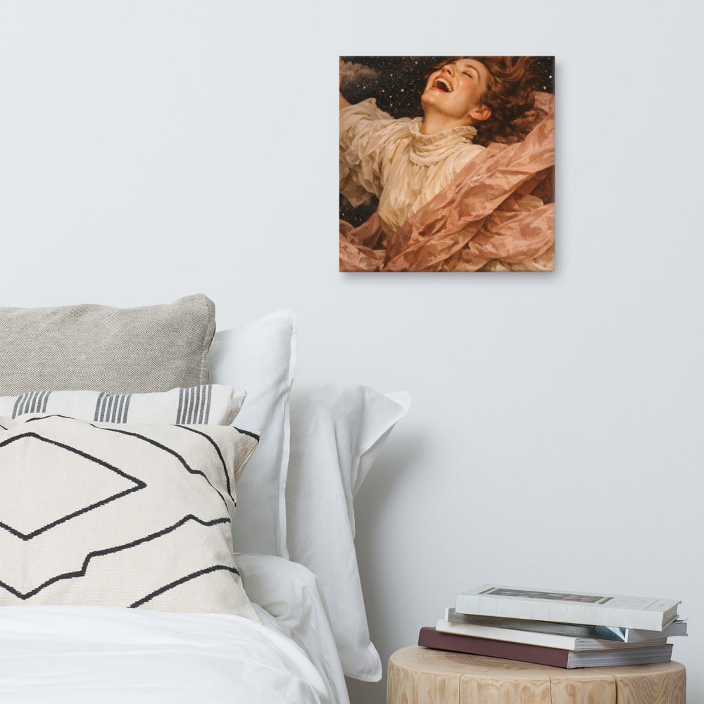 Helpless printed and photographed on a wall