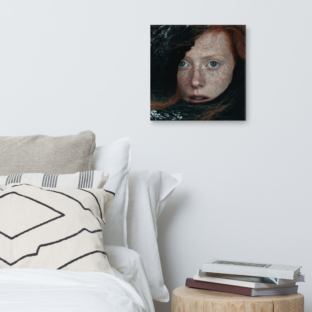 Held Under printed and photographed on a wall