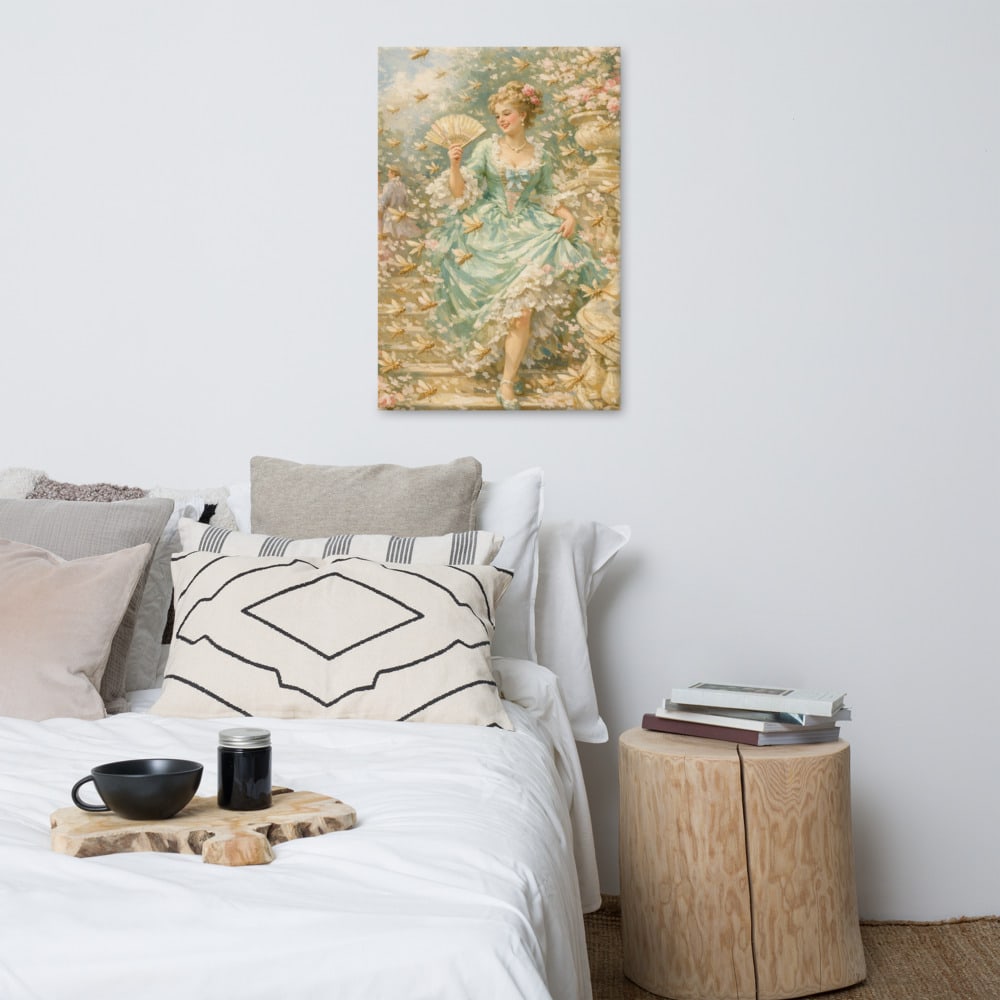 The Locust Ball printed and photographed on a wall